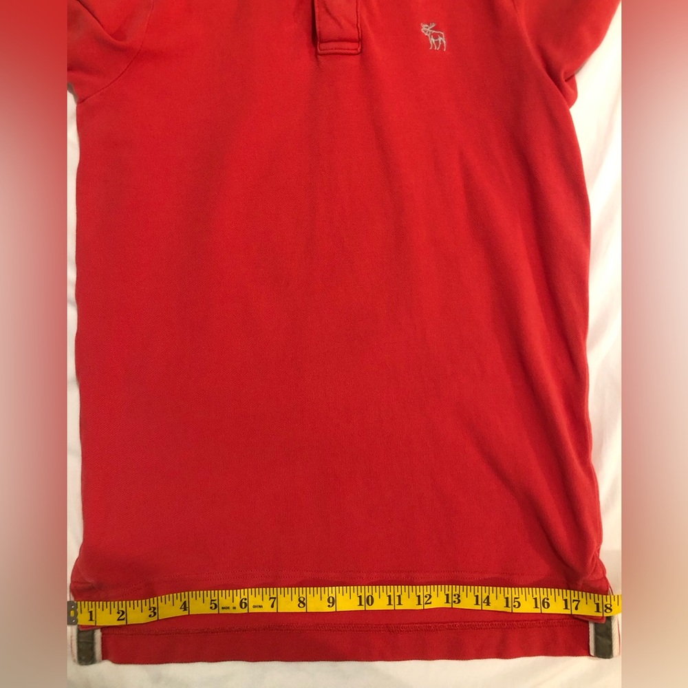 Abercrombie & Fitch Muscle short sleeve pique polo, M - Picture 5 of 15